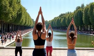 Yoga en el Parque del Retiro